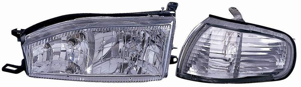 Toyota Camry 92-94 Headlight With PARK Lamp Assembly Diamond - ackauto