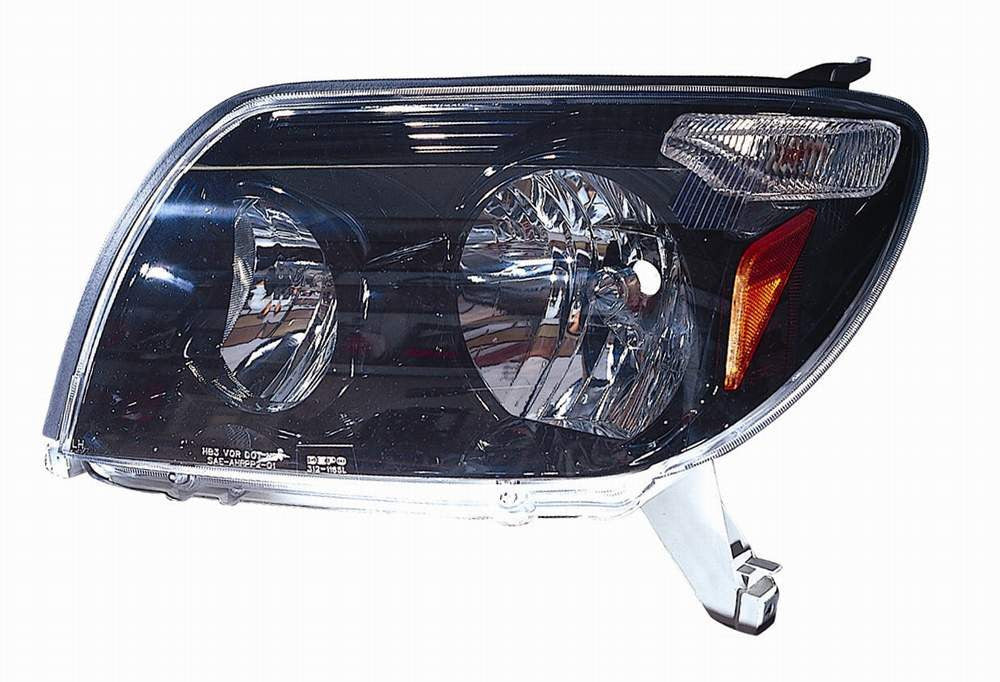 Toyota 4Runner 03-05 Headlight Assembly PAIR Black Bezel - ackauto