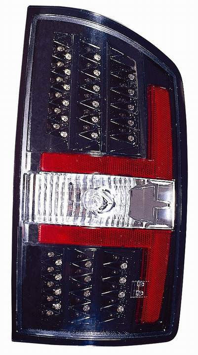 Dodge RAM Pickup 02-06 Tail Light LED Black - ackauto