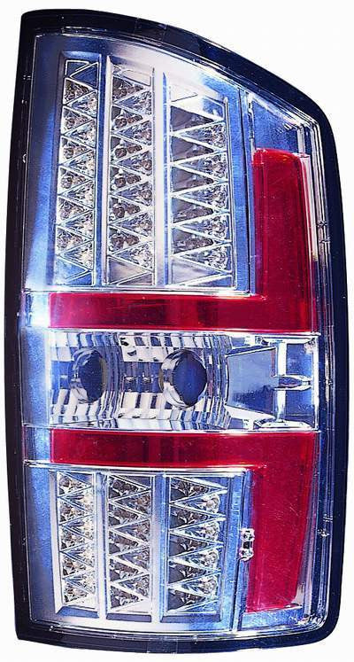 Dodge RAM Pickup 02-06 Tail Light LED Chrome - ackauto