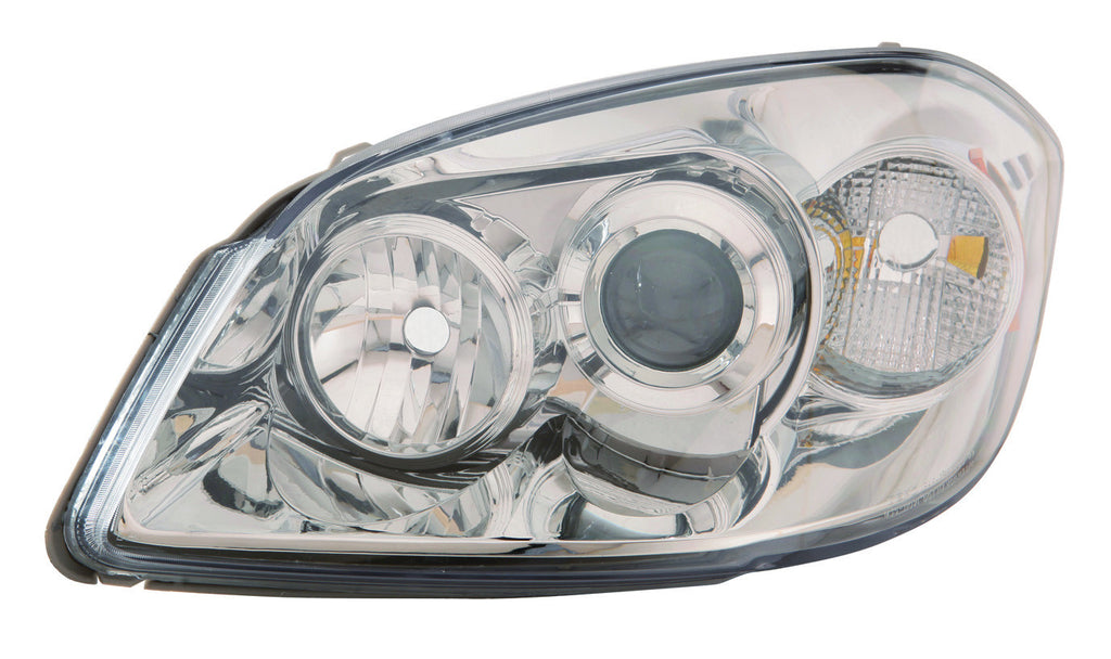 Chevy Cobalt 05-09 / Pontiac G-5 07-09 Headlight Assembly Projector Chrome Set - ackauto