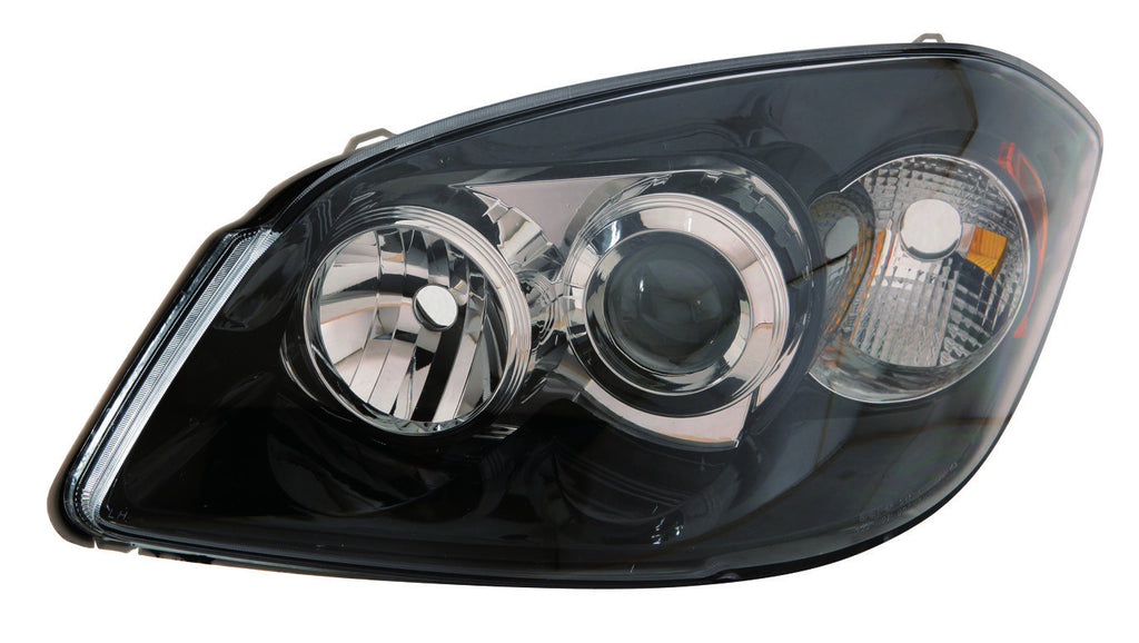 Chevy Cobalt 05-09 / Pontiac G-5 07-09 Headlight Assembly Projector Black Set - ackauto