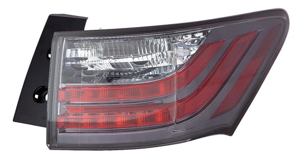 For Lexus CT200h 2011 12 2013 Tail Light Passenger Side CAPA Certified 81551-76010 LX2805106C