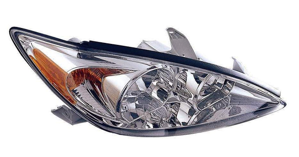 For Toyota Camry 2002 03 2004 Headlight LE,XLE Chrome Passenger Side CAPA Certified 81110-AA060 TO2503137C