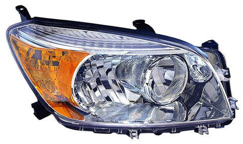 For Toyota RAV-4 2006 07 2008 Headlight BASE.Limited Chrome Bezel Passenger Side 81130-42331 TO2519106
