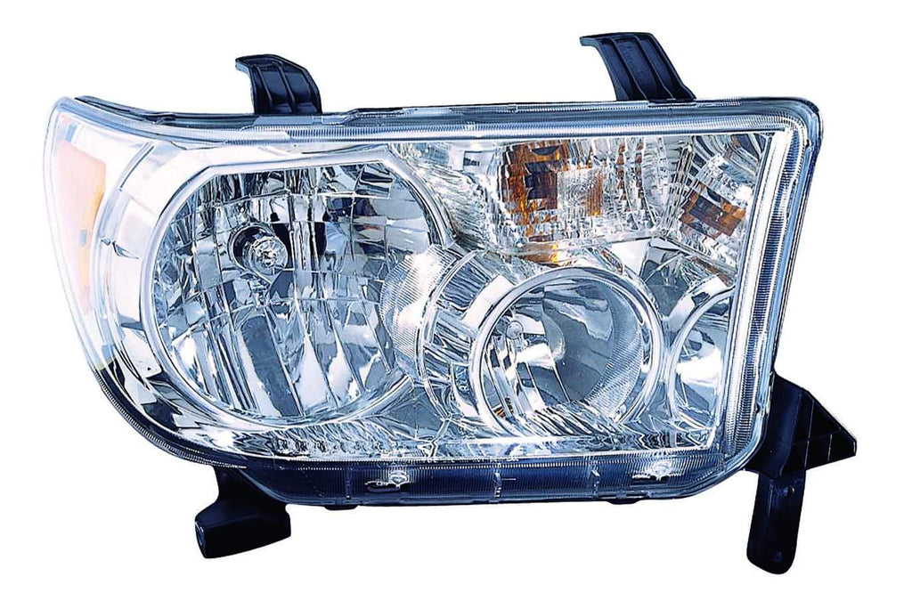 For Toyota Tundra 2007 08 09 10 11 12 2013/ SEQUA08-2017 Headlight Assembly(2009 2010 w/o LEVEL ADJUSTER)Passenger Side 81110-0C051 TO2503171
