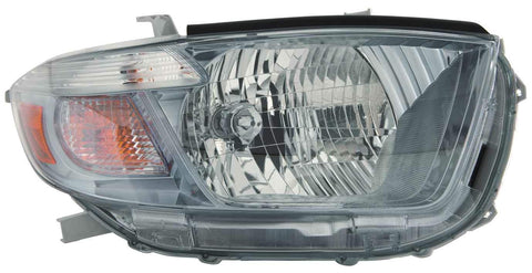 For Toyota Highlander 10/ 09-8/ 2010 Headlight Sport USA Built Passenger Side 81110-0E100 TO2503202