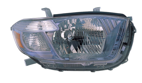 For Toyota Highlander Hybrid 2008 09 2010 Headlight Passenger Side CAPA Certified 81130-48490 TO2519117C