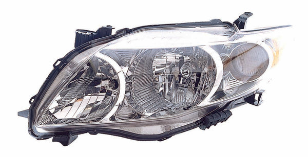 For Toyota Corolla 2009 2010 Headlight BASE/ CE/ LE/ XLE USA Built Driver Side CAPA Certified 81150-02670 TO2502182C