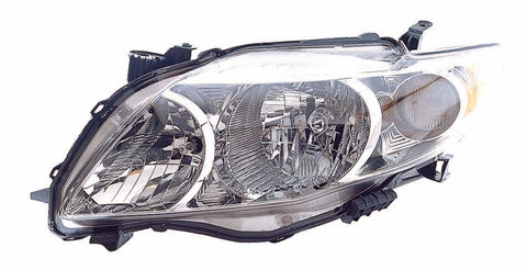 For Toyota Corolla 2009 2010 Headlight BASE/ CE/ LE/ XLE USA Built Driver Side CAPA Certified 81150-02670 TO2502182C