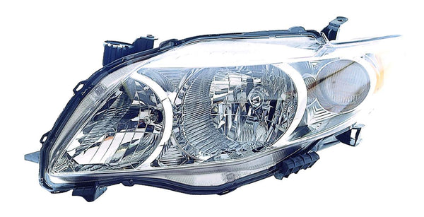 For Toyota Corolla 2009 2010 Headlight BS/ C/ L/ XLE Driver Side 81150-02670 TO2502182