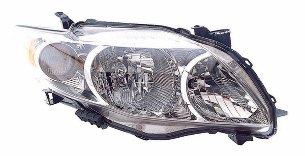 For Toyota Corolla 2009 2010 Headlight BASE/ CE/ LE/ XLE USA Built Passenger Side CAPA Certified 81110-02670 TO2503182C
