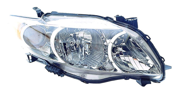 For Toyota Corolla 2009 2010 Headlight BS/ C/ L/ XLE Passenger Side 81110-02670 TO2503182