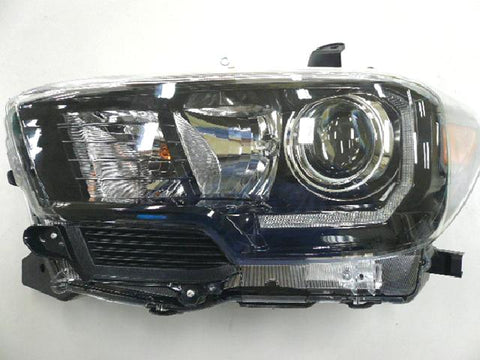 For Toyota Tacoma 2017 18 2019 Headlight LED w/ LED Fog Light Black Bezel Driver Side CAPA Certified 81150-04280 TO2502254C