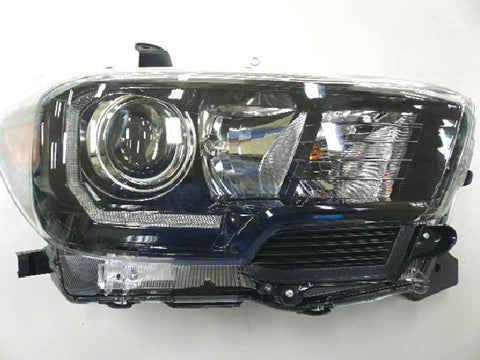 For Toyota Tacoma 2017 18 2019 Headlight LED w/ LED Fog Light Black Bezel Passenger Side CAPA Certified 81110-04280 TO2503254C