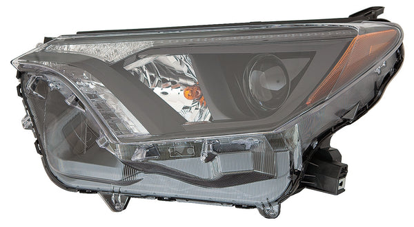 For Toyota RAV-4 2016 17 2018 Headlight Halogen w/ Black Bezel NA Built Driver Side CAPA Certified 81150-0R180 TO2502268C