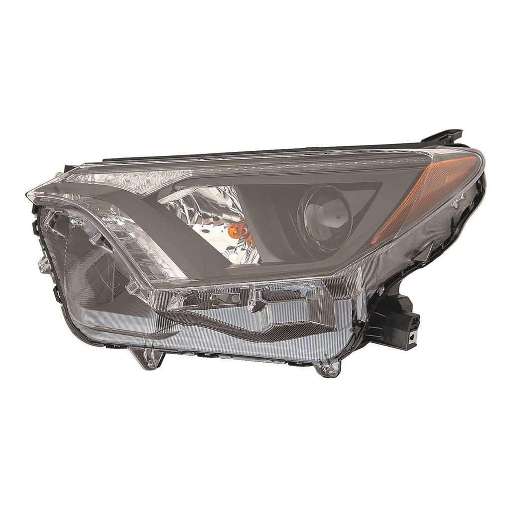 For Toyota RAV4 2016 17 2018 Headlight Assembly Halogen W/BLK Bezel North America Built Left 81150-0R180 TO2502268