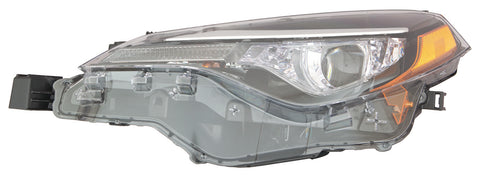 For Toyota Corolla 2017 18 2019 Headlight BI-LED CE/ L/ LE/ LE ECO w/ LED DRL Driver Side CAPA Certified 81150-02M70 TO2502249C