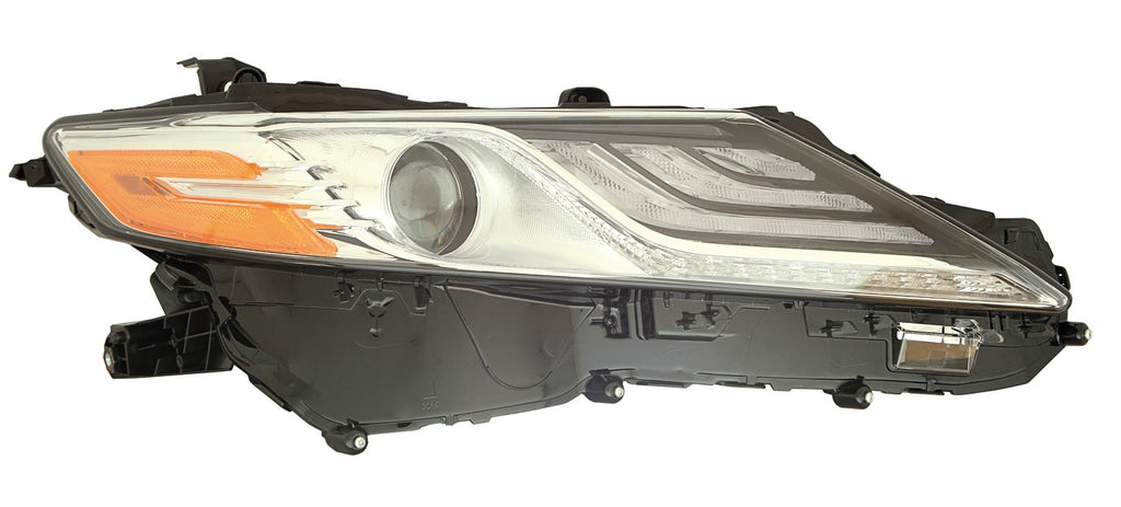For Toyota Camry/ Hybrid 2019 20 21 22 23 2024 Headlight FULL LED XLE Chrome w/o Adaptive Chrome Passenger Side CAPA Certified 81110-06D71 TO2503278C