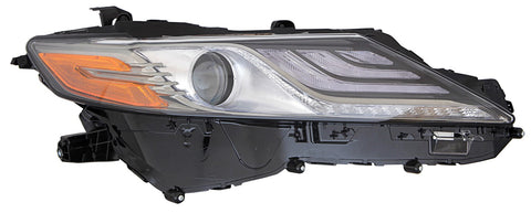 For Toyota Camry 2019 Headlight FULL LED XSE GUN METAL Bezel Passenger Side CAPA Certified 81110-06D81 TO2503288C
