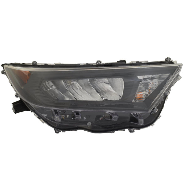 For Toyota RAV-4 Hybrid 2019 20 2021/ RAV-4 2022 Headlight LE NA Built Black Bezel Passenger Side CAPA Certified 81110-0R152 TO2503274C