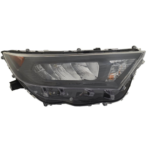 For Toyota RAV-4 Hybrid 2019 20 2021/ RAV-4 2022 Headlight LE NA Built Black Bezel Passenger Side CAPA Certified 81110-0R152 TO2503274C