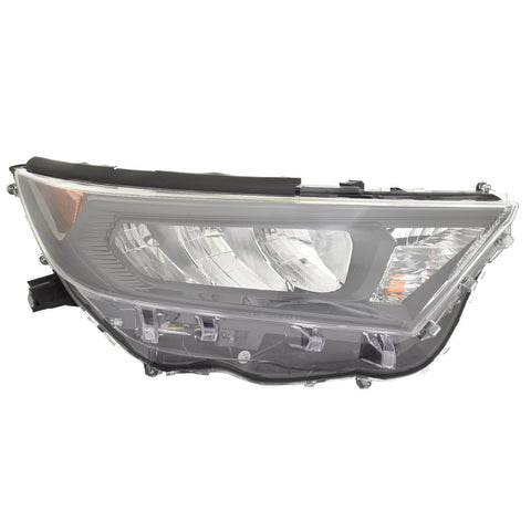 For Toyota RAV-4 2022 Headlight Hybrid LE w/o LED SIGNAL Lamp NA Built Passenger Side CAPA Certified 81110-0R430 TO2503312C