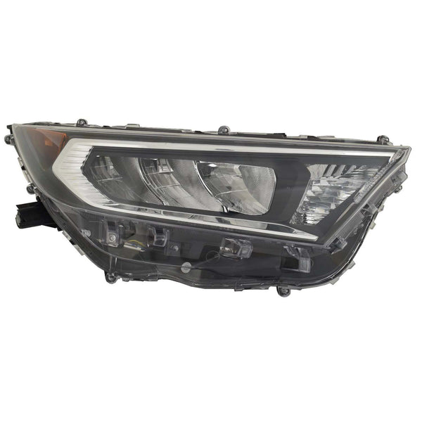 For Toyota RAV-4 2019 20 2021 Headlight ADVenture/ Limited/ TRAIL/ XLE/ XLE Premium JPN Built Chrome Passenger Side CAPA Certified 8113042812 TO2519201C