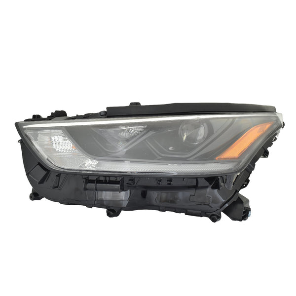 For Toyota Highlander L/ LE/ XLE/ Hybrid 2021 Headlight LE/ XLE w/o BRONZE Pkg Driver Side CAPA Certified 81150-0E420 TO2502302C