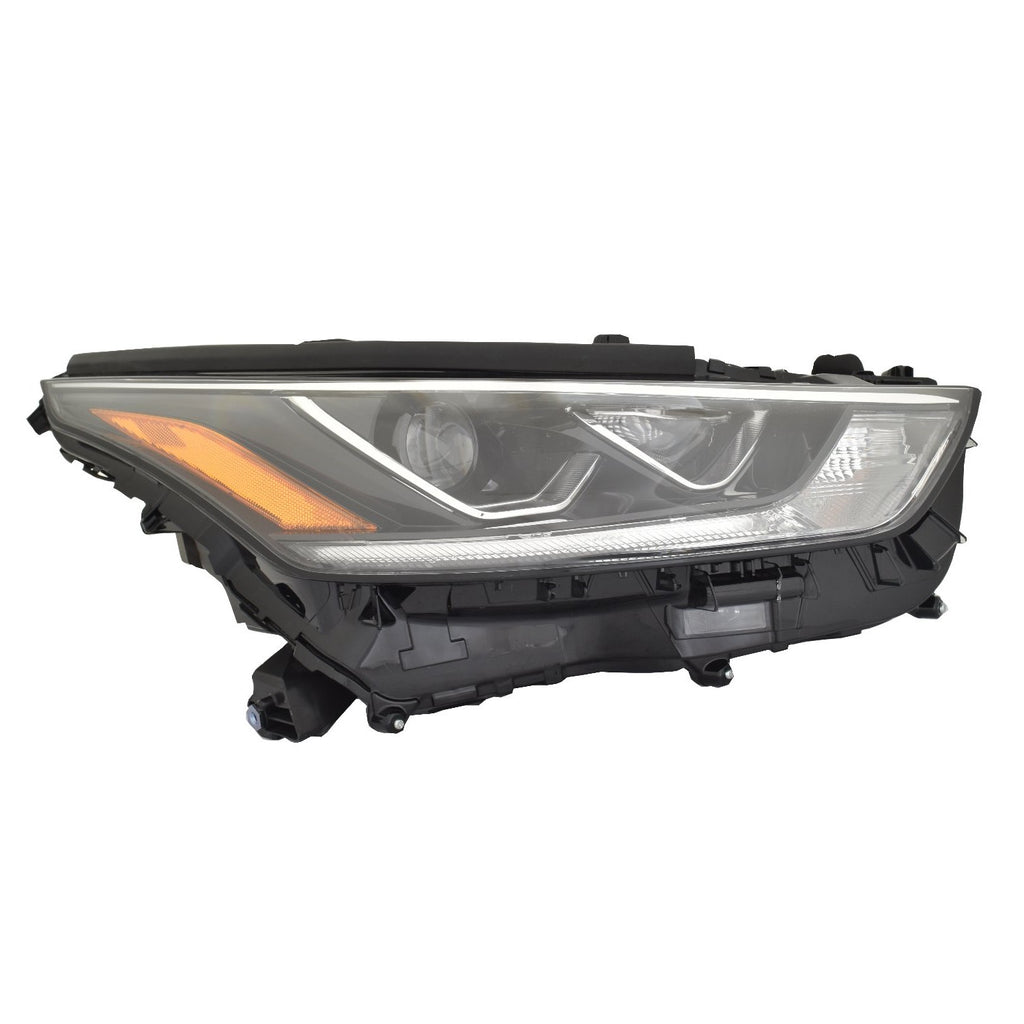 For Toyota Highlander/ Hybrid 2020 21 22 23 2024 Limited/ Hybrid 2022 2023 LE/ XLE w/ BRONZE Pkg w/o ADP Headlight Projector Headlight Passenger Side 81110-0E530 TO2503294