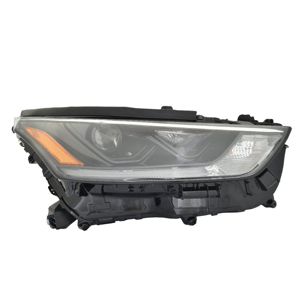 For Toyota Highlander L/ LE/ XLE/ Hybrid 2021 Headlight LE/ XLE w/o BRONZE Pkg Passenger Side 81110-0E420 TO2503302