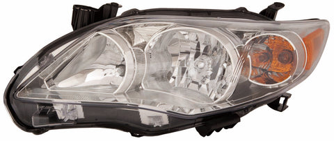 For Toyota Corolla 2011 12 2013 Headlight BASE.CE.LE CANADA Built Chrome Driver Side CAPA Certified 81150-02B50 TO2502203C