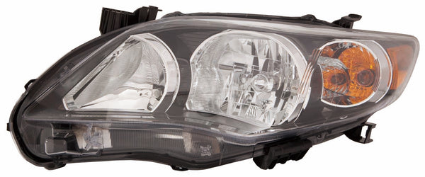 For Toyota Corolla 2011 12 2013 Headlight S/ XRS USA Built Black Driver Side 81150-02B60 TO2502204