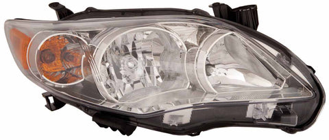 For Toyota Corolla 2011 12 2013 Headlight BASE.CE.LE CAN Built Chrome Passenger Side 81110-02B50 TO2503203