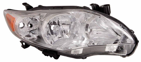 For Toyota Corolla 2011 12 2013 Headlight Chrome JPN Built Passenger Side 81130-12F10 TO2519131