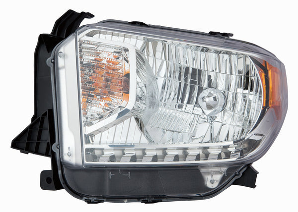 For Toyota Tundra 2014 15 16 2017 Headlight Halogen SR/ SR5/ Limited w/ LEVEL ADJUSTER Driver Side CAPA Certified 81150-0C091 TO2502219C
