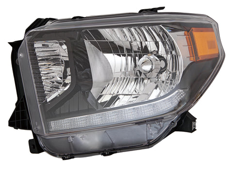 For Toyota Tundra 2014 15 16 17 18 2019 Headlight w/ DRL LED Black Bezel SET  TO2505126