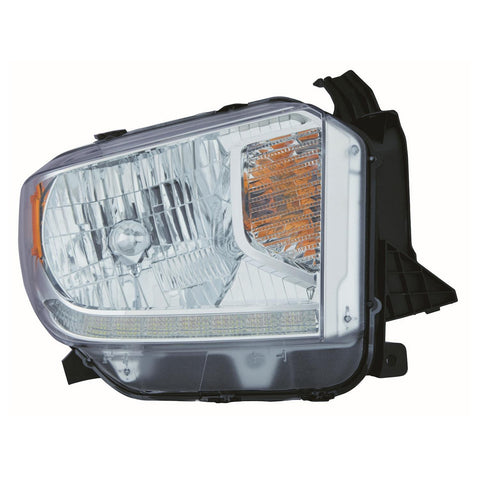 For Toyota Tundra 2014 15 16 2017 Headlight Halogen PLATINUM LED DRL Passenger Side CAPA Certified 81110-0C101 TO2503220C