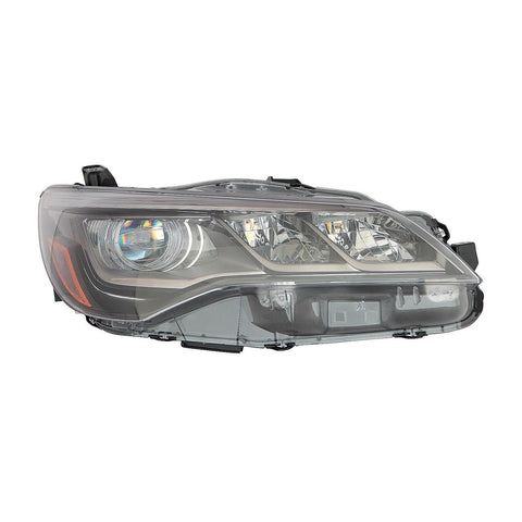 For Toyota Camry 2015 2016 Headlight XSE LED Black Passenger Side CAPA Certified 81110-06C80 TO2503229C