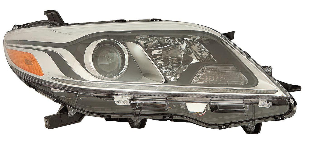 For Toyota Sienna 2015 16 17 18 19 2020 Headlight HID Passenger Side CAPA Certified 81145-08070 TO2519154C