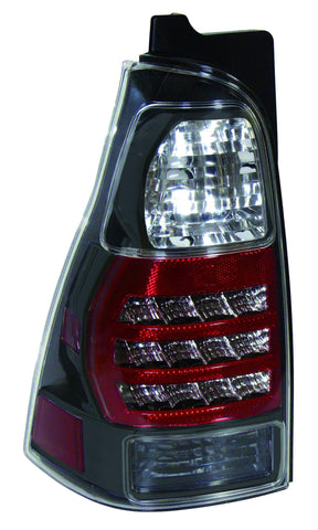 For Toyota 4Runner 2006 07 08 2009 Tail Light CLEAR LENS Black SET  TO2811151