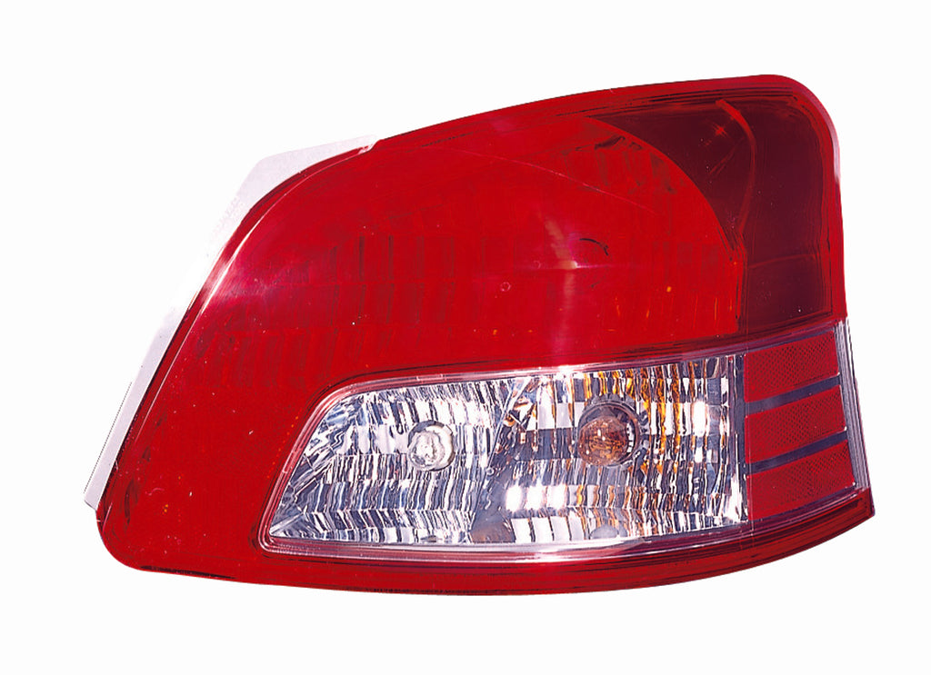 For Toyota Yaris Sedan 2007 08 09 10 11 2012 Tail Light BASE w/o Sport Pkg Passenger Side CAPA Certified 81551-52600 TO2819133C
