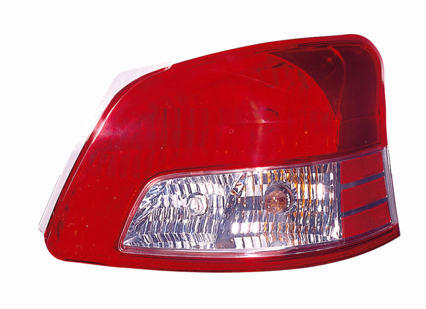 For Toyota Yaris Sedan 2007 08 09 10 11 2012 Tail Light BASE w/o Sport Pkg Passenger Side CAPA Certified 81551-52600 TO2819133C