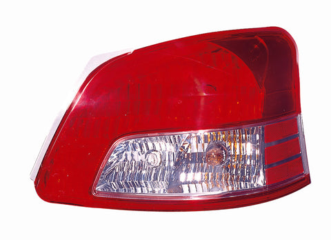 For Toyota Yaris Sedan 2007 08 09 10 11 2012 Tail Light BASE w/o Sport Pkg Passenger Side CAPA Certified 81551-52600 TO2819133C