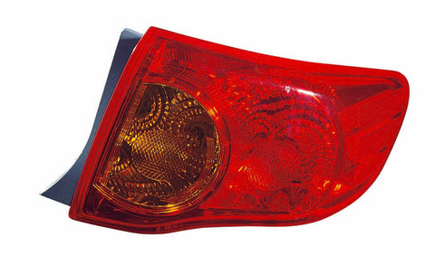 For Toyota Corolla 2009 2010 Tail Light ON BODY KOITO JPN Built Passenger Side CAPA Certified 81551-12A50 TO2805113C