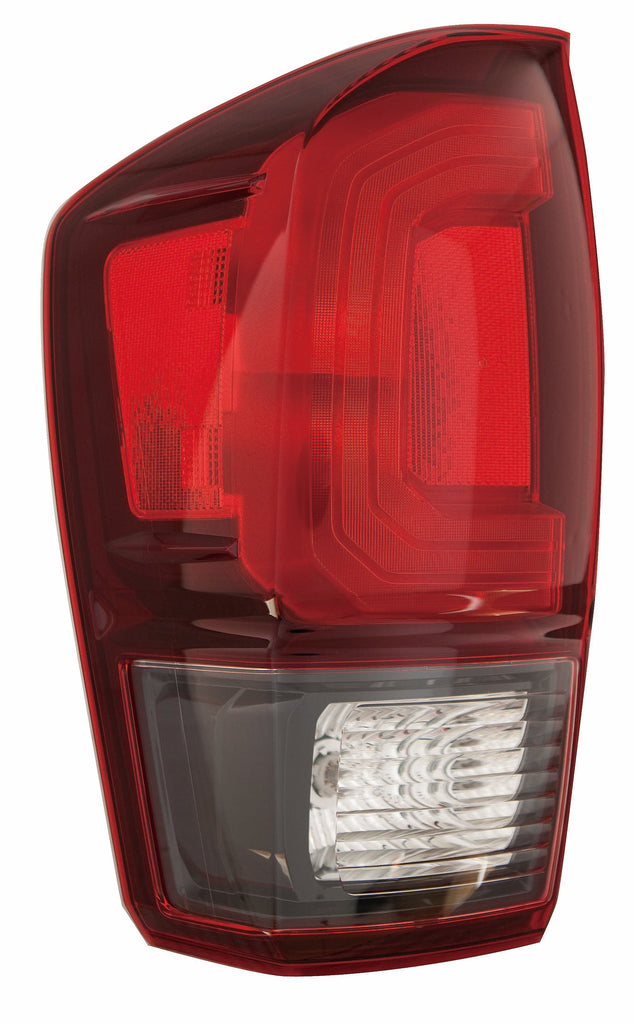 For Toyota Tacoma BASE/ SR/ SR5/ SR+ 2018 19 20 21 22 2023/ TRD 2018 2019 Tail Light w/o Black Bezel Driver Side CAPA Certified 81560-04181 TO2800203C