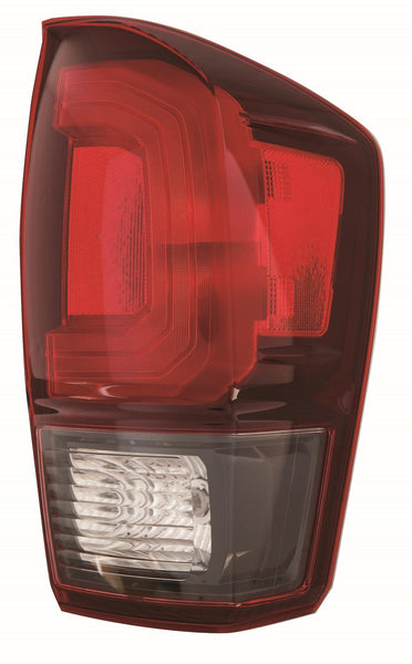 For Toyota Tacoma 2018 19 20 21 22 2023 Tail Light w/o Black Bezel BASE/ SR/ SR5/ SR+/ 2018 2019 TRD Passenger Side 81550-04181 TO2801203