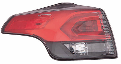 For Toyota RAV-4/ Hybrid 2016 17 2018 Tail Light Outer LED Passenger Side CAPA Certified 81551-42192 TO2805140C