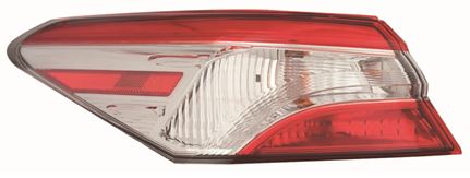 For Toyota Camry/ Hybrid L/ LE/ TRD 2018 19 2020/ XSE w/ TRD Pkg 2020 Tail Light Outer US Built Driver Side CAPA Certified 81560-06720 TO2804134C