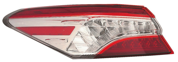 For Toyota Camry 2018 19 2020 Tail Light Outer XLE USA Built Driver Side CAPA Certified 81560-06730 TO2804136C